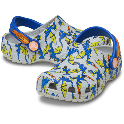 Toddler Classic Dragon Graphic Clog | Crocs Deals