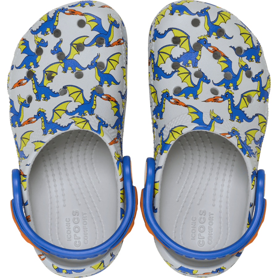 Toddler Classic Dragon Graphic Clog | Crocs Deals