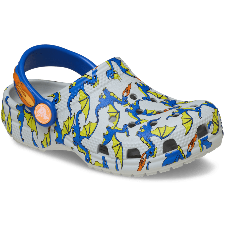 Toddler Classic Dragon Graphic Clog | Crocs Deals