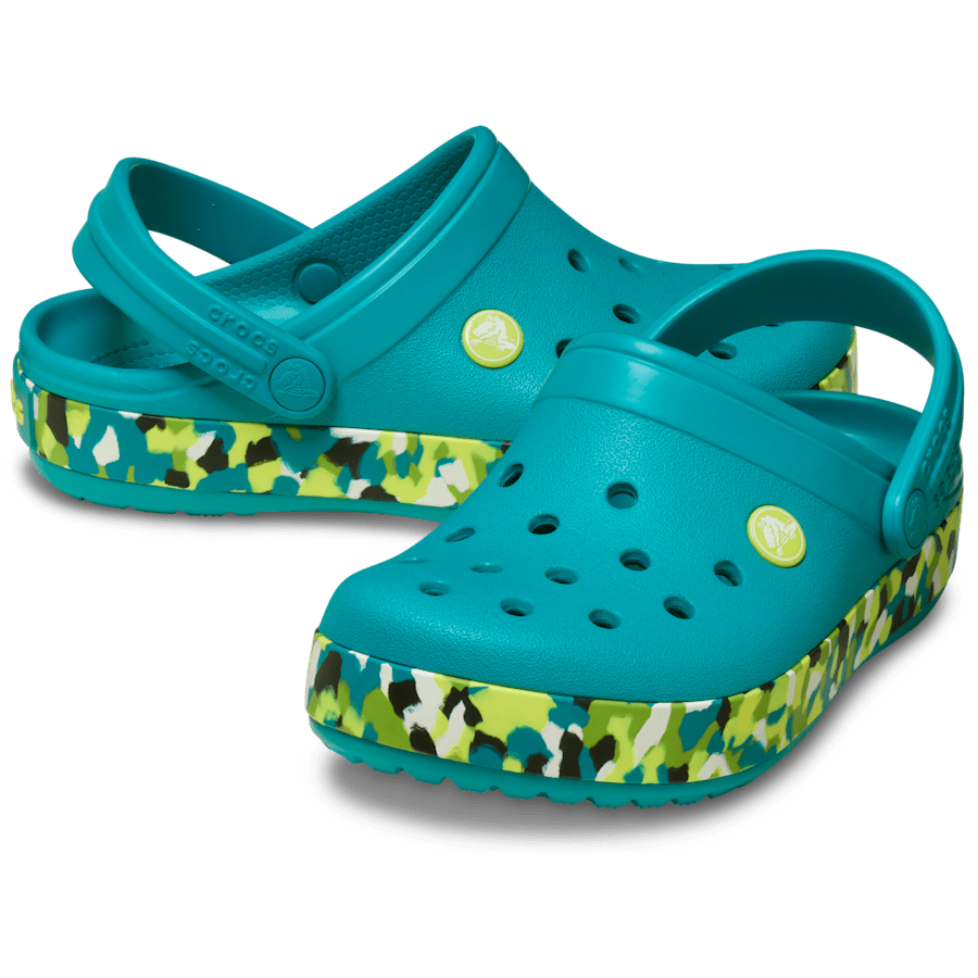 Kids' Crocband Glow Confetti Band Clog | Crocs Featured