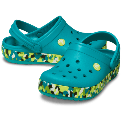 Kids' Crocband Glow Confetti Band Clog | Crocs Featured