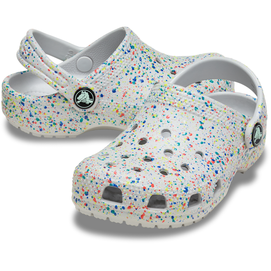 Toddler Classic Glow Paint Splatter Clog | Crocs Value