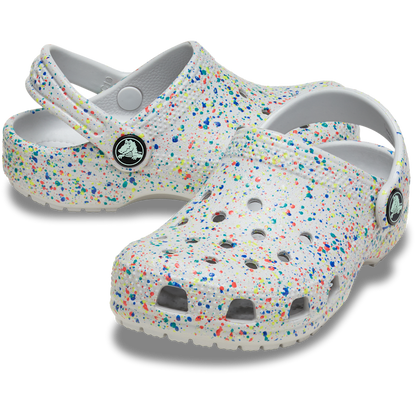 Toddler Classic Glow Paint Splatter Clog | Crocs Value