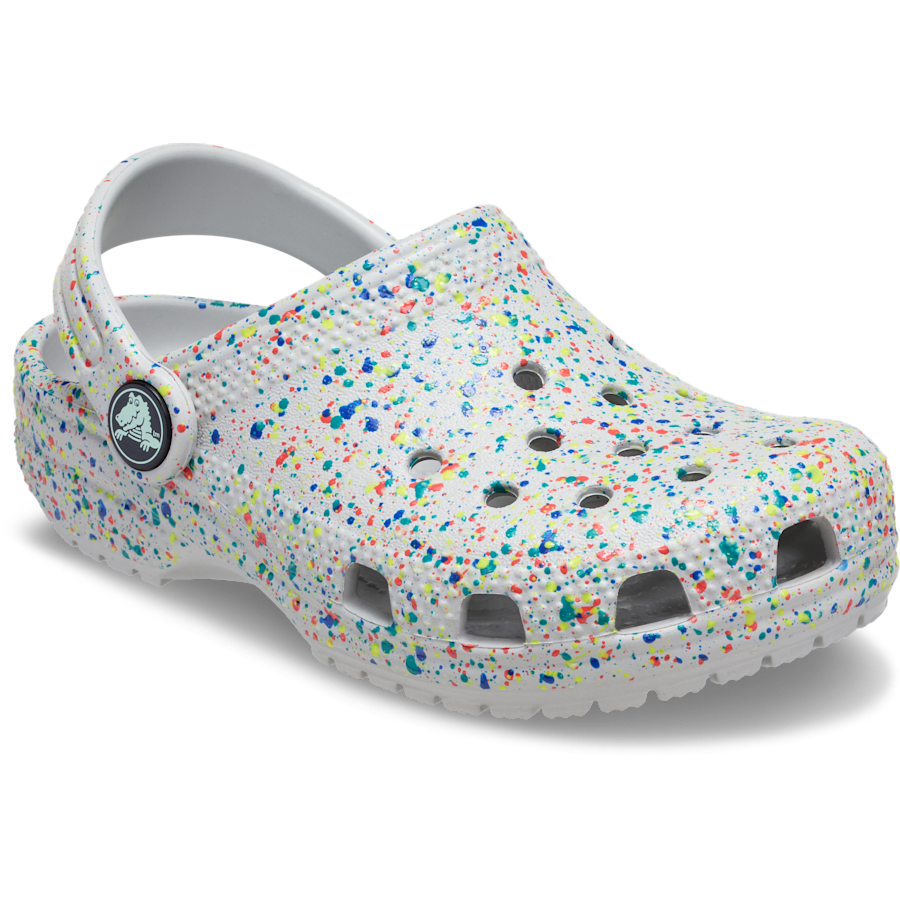 Toddler Classic Glow Paint Splatter Clog | Crocs Value