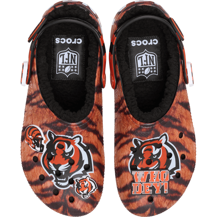 NFL Cincinnati Bengals Classic Lined Clog | Crocs Great Value