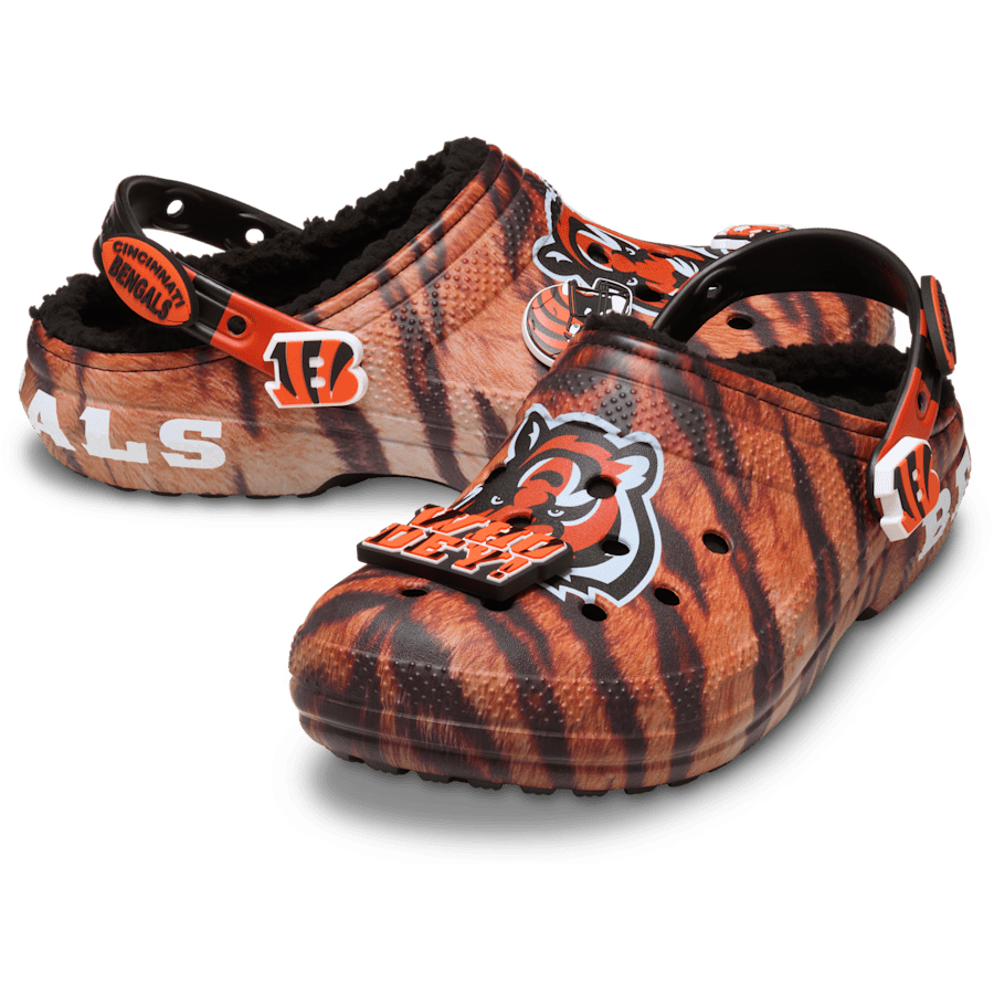 NFL Cincinnati Bengals Classic Lined Clog | Crocs Great Value