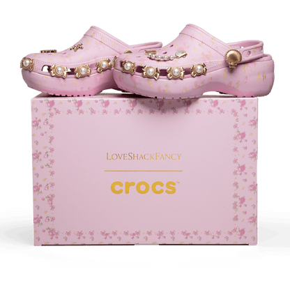 LoveShackFancy Classic Platform Clog | Crocs Latest