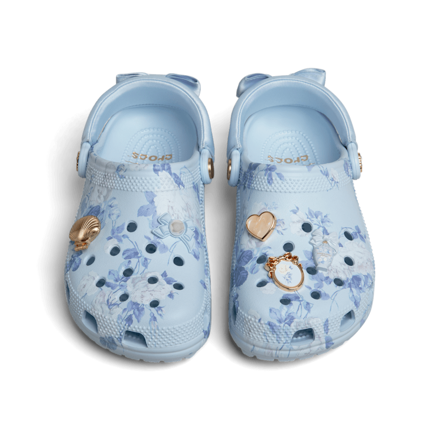 LoveShackFancy Blue Classic Clog | Crocs Essential