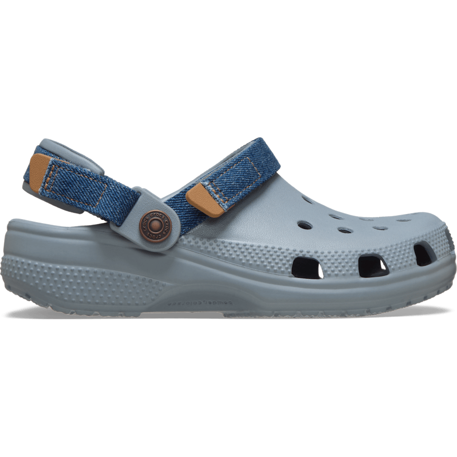 Kids' Classic Denim Adjustable Backstrap Clog | Crocs Best Price