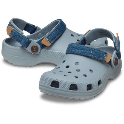Kids' Classic Denim Adjustable Backstrap Clog | Crocs Best Price