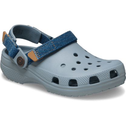 Kids' Classic Denim Adjustable Backstrap Clog | Crocs Best Price