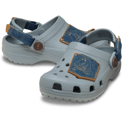 Toddler Classic Denim Adjustable Backstrap Clog | Crocs Premium