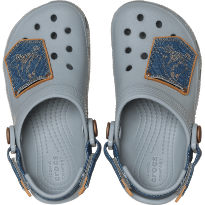 Toddler Classic Denim Adjustable Backstrap Clog | Crocs Premium