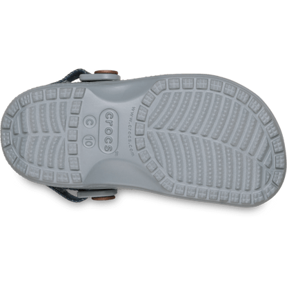 Toddler Classic Denim Adjustable Backstrap Clog | Crocs Premium
