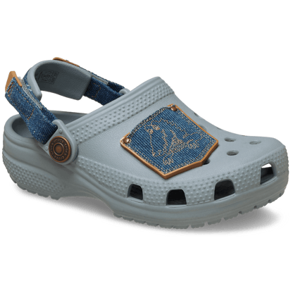 Toddler Classic Denim Adjustable Backstrap Clog | Crocs Premium