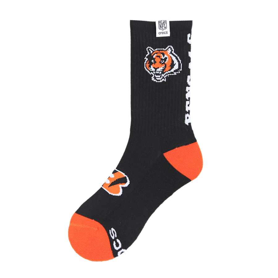 NFL Cincinnati Bengals Crocs Socks | Crocs Top Pick