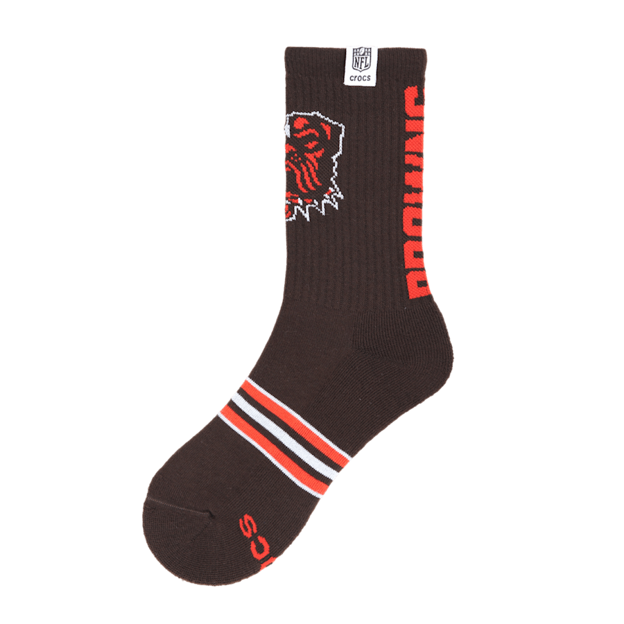 NFL Cleveland Browns Crocs Socks | Crocs Sale