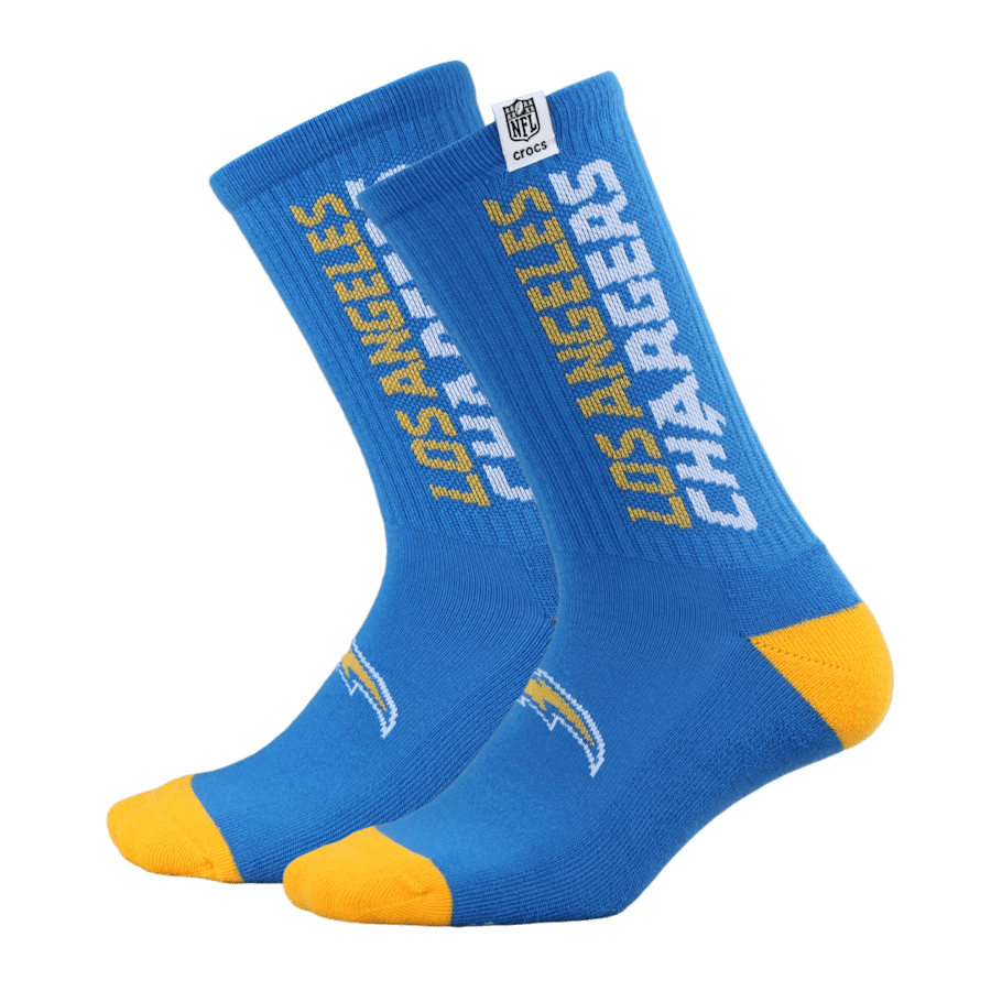 NFL Los Angeles Chargers Crocs Socks | Crocs Popular