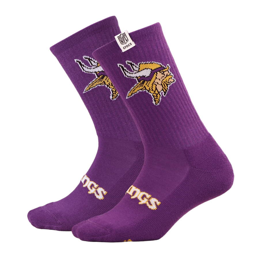 NFL Minnesota Vikings Crocs Socks | Crocs Special Offer