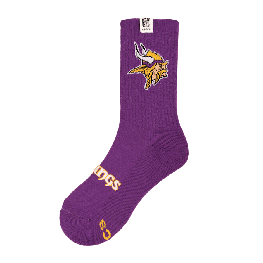 NFL Minnesota Vikings Crocs Socks | Crocs Special Offer