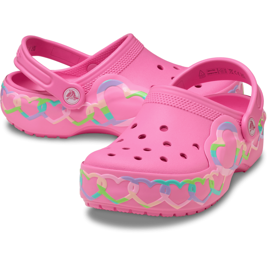 Kids' Classic Heart Lights Clog | Crocs Premium