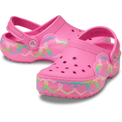 Kids' Classic Heart Lights Clog | Crocs Premium