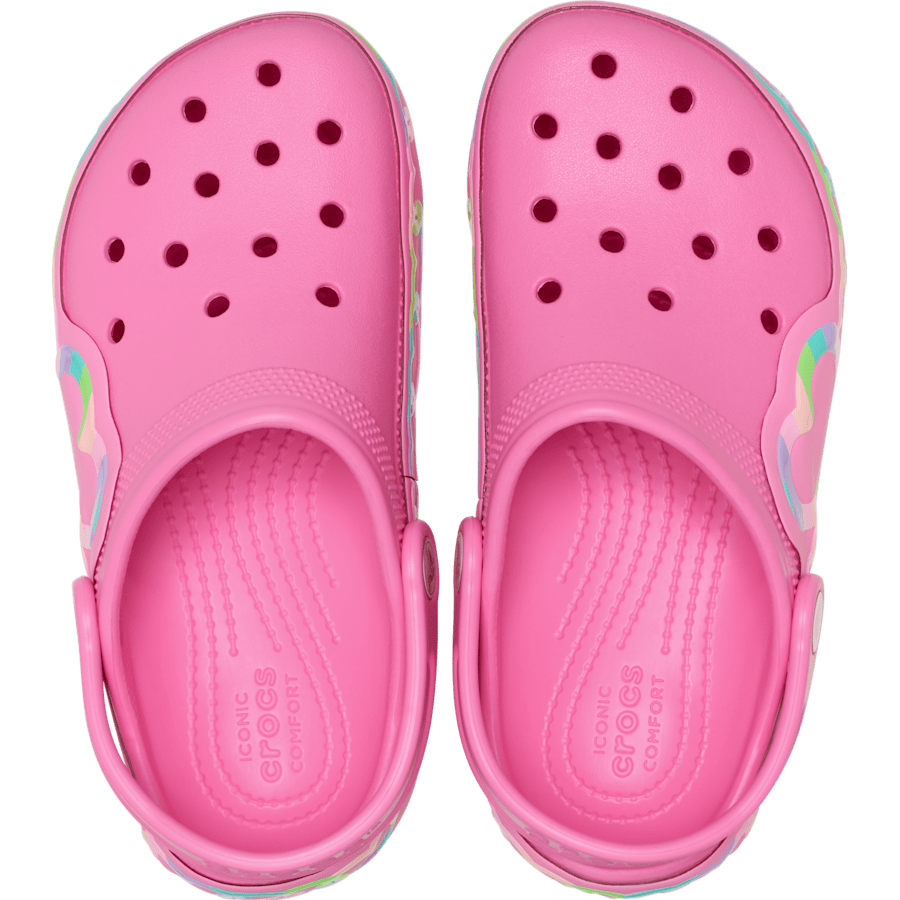 Kids' Classic Heart Lights Clog | Crocs Premium