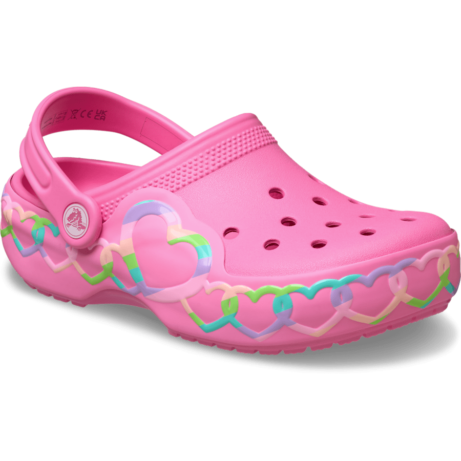 Kids' Classic Heart Lights Clog | Crocs Premium