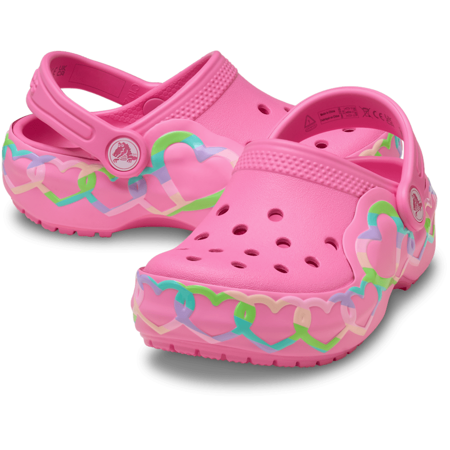 Toddler Classic Heart Lights Clog | Crocs Hot Sale