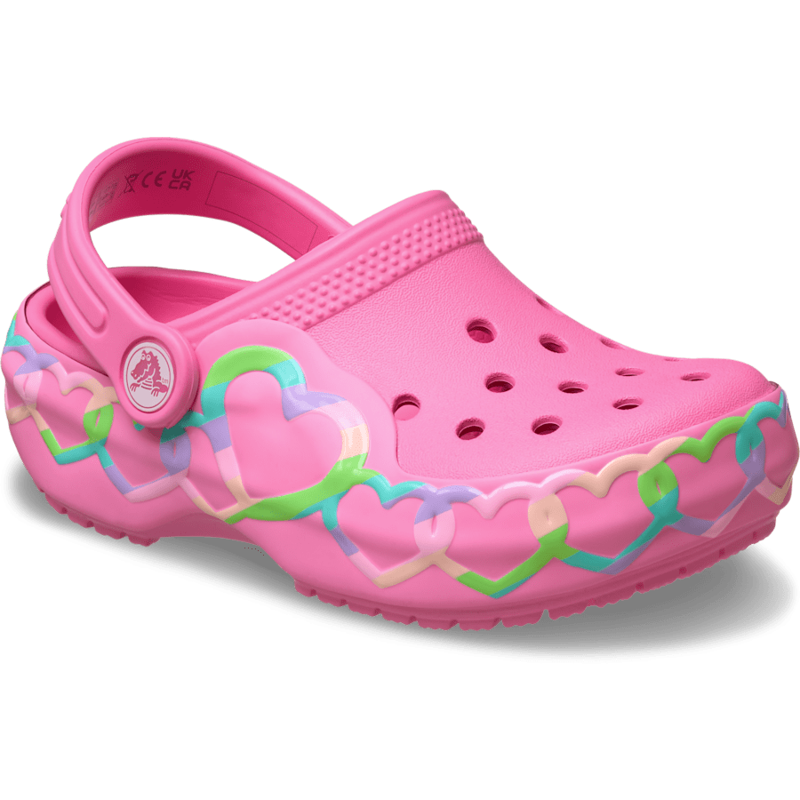 Toddler Classic Heart Lights Clog | Crocs Hot Sale