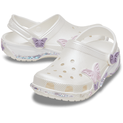 Toddler Classic Butterfly Sparkle Shaker Clog | Crocs Exclusive