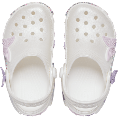 Toddler Classic Butterfly Sparkle Shaker Clog | Crocs Exclusive