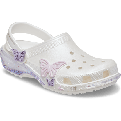 Toddler Classic Butterfly Sparkle Shaker Clog | Crocs Exclusive