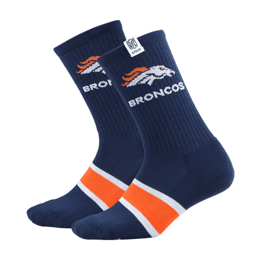 NFL Denver Broncos Crocs Socks | Crocs Classic