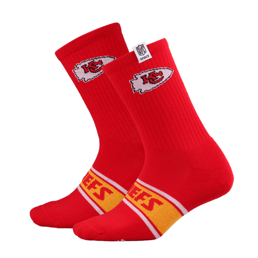 NFL Kansas City Chiefs Crocs Socks | Crocs Customer Favorite