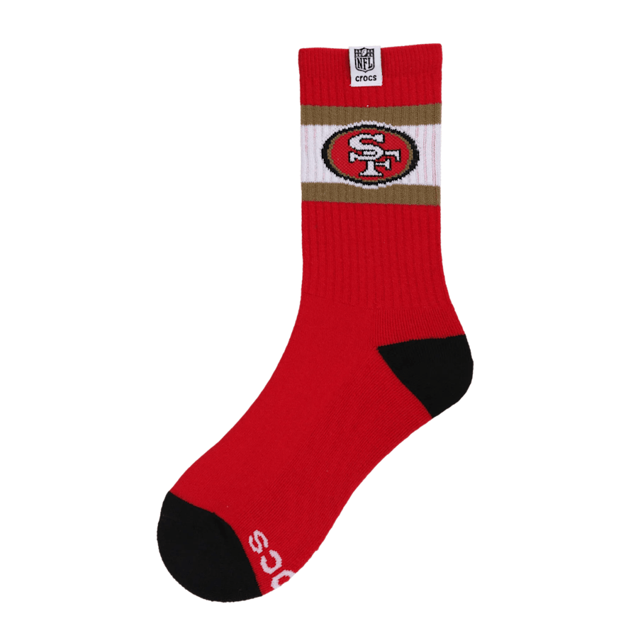 NFL San Francisco 49ers Crocs Socks | Crocs Discount